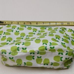 Clinique Green and White Cosmetic Bag